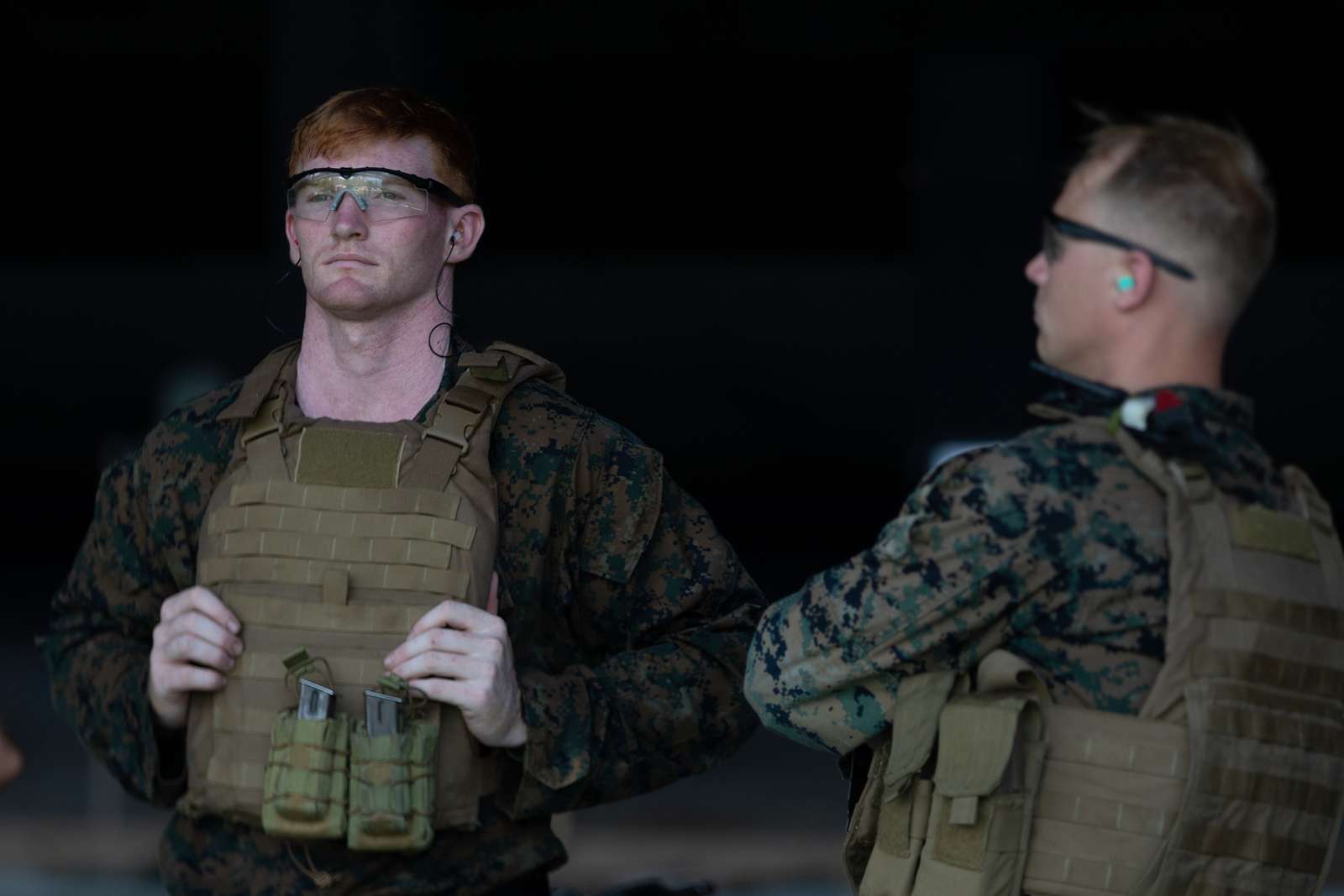 U.S. Marine Corps Sgt. John McNamara, left, and Sgt. - NARA & DVIDS ...