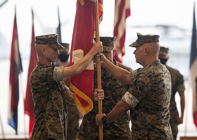 Lt. Col. Mark Morgan, left, Marine Aviation Logistics - NARA & DVIDS ...