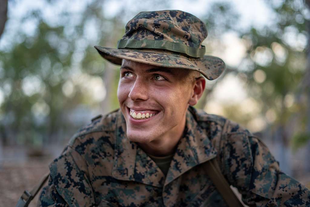 U.S. Marine Corps Lance Cpl. Nathan Archey, a motor - PICRYL