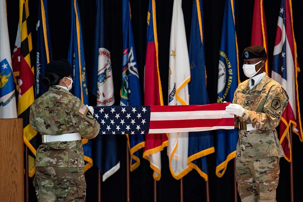 DVIDS - Images - Maryland National Guard Unfurls U.S. Flag at