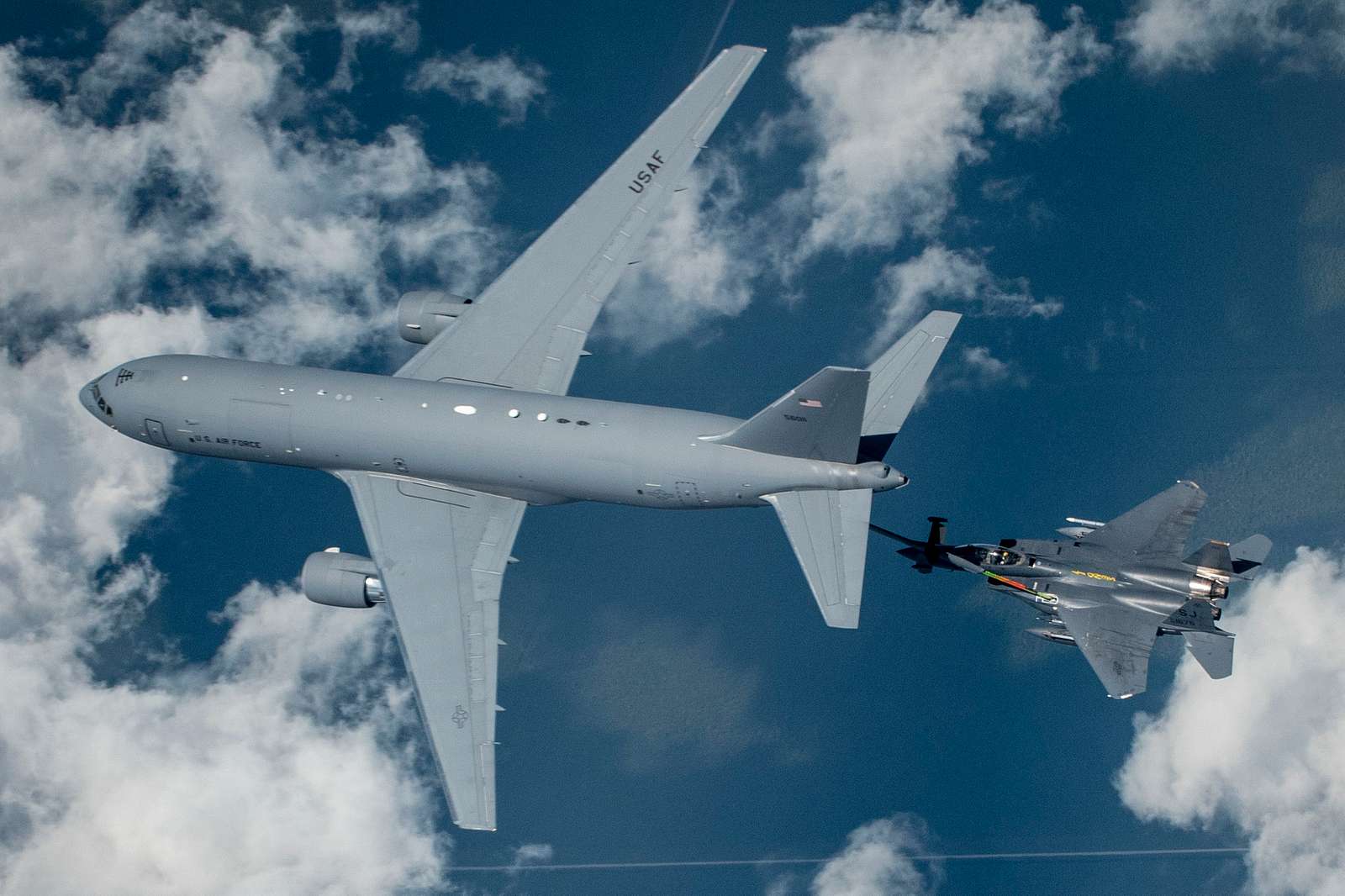 A KC-46 Pegasus from the 916th Air Refueling Wing in-air - NARA & DVIDS ...