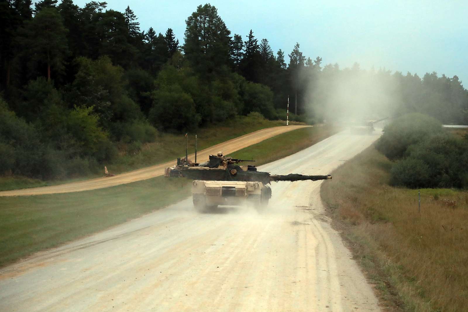 An M1 Abrams Main Battle Tank Assigned To The 3rd Battalion, - NARA ...