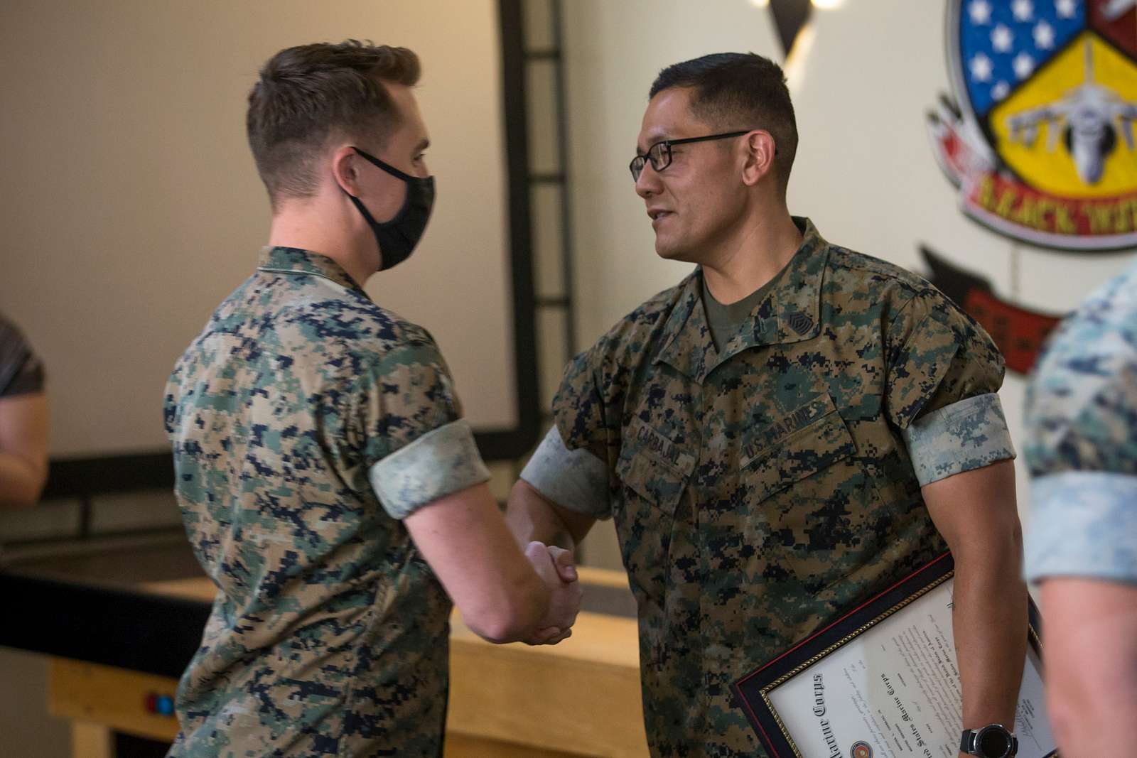 U.S. Marine Corps MSgt Bentura Carbajal, the Communications - NARA ...