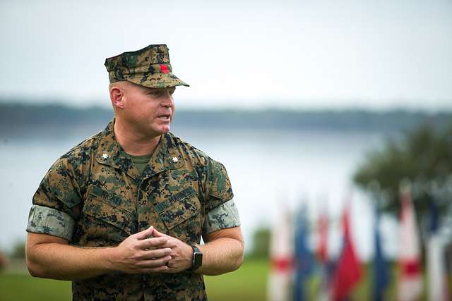 U.S. Marine Corps Lt. Col. Randall L. Nickel, commanding - PICRYL ...