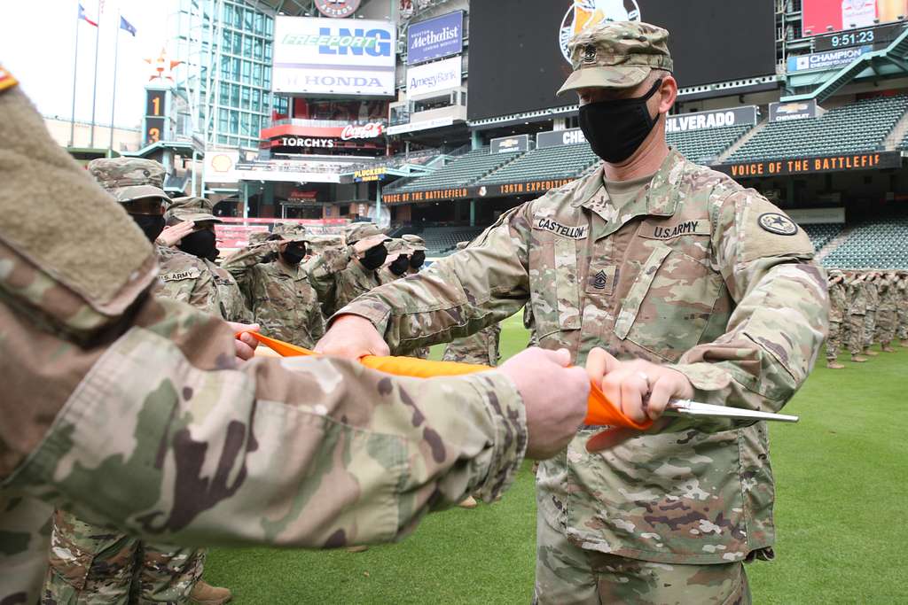 DVIDS - Images - Coast Guard members participate in Houston Astros