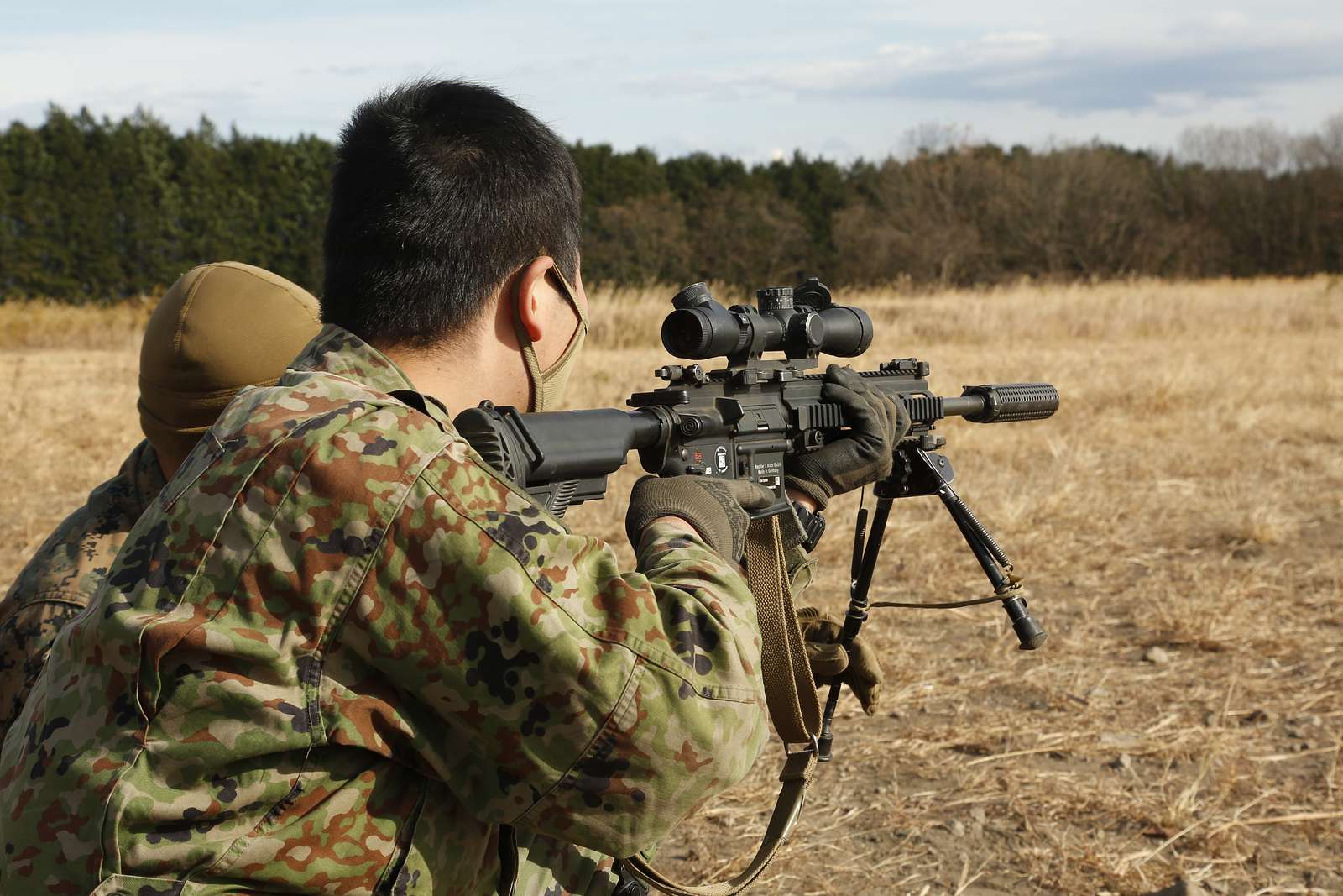 An Infantryman From The 30th Infantry Regiment 12th Nara And Dvids