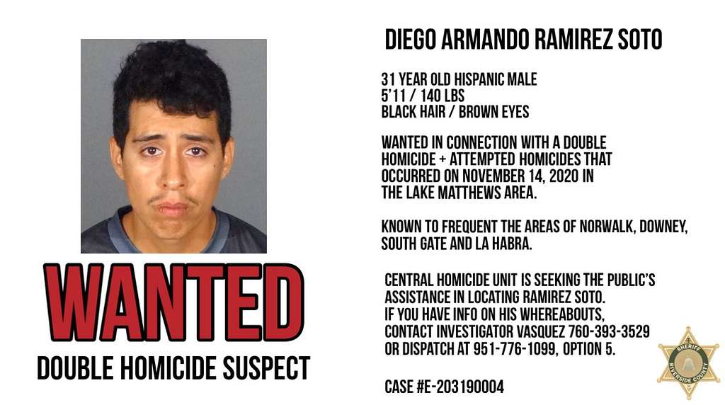 Diego Ramirez Soto Wanted Poster RSO - PICRYL - Public Domain Media ...