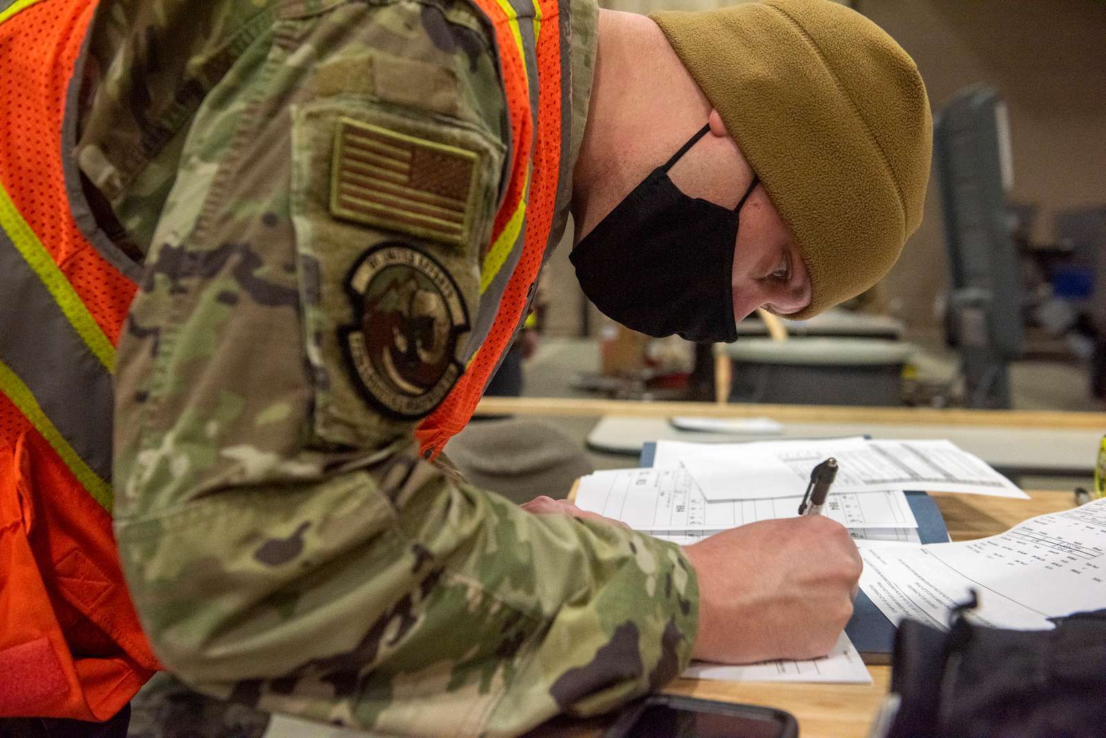 U.S. Air Force Staff Sgt. Brock Shope, an installation - U ...