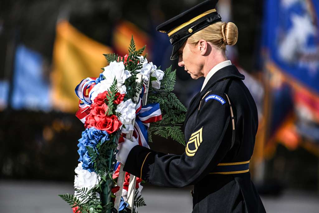 The Presidential wreath stands at the tomb of the 4th - PICRYL - Public  Domain Media Search Engine Public Domain Search