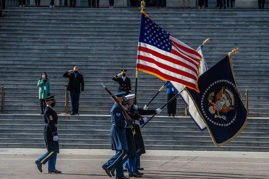 Members of the United States Joint Forces Color Guard - NARA & DVIDS ...