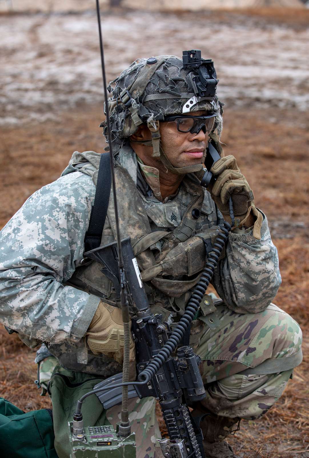 U.S. Army Sgt. Nicholas Santos, a motor transport operator, - NARA ...