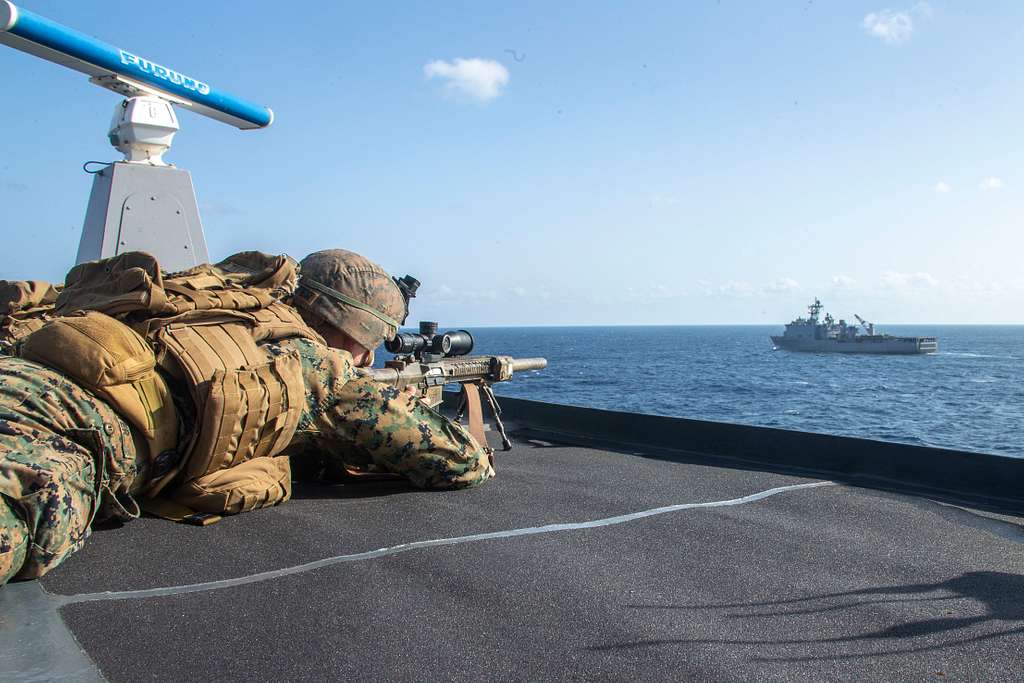 Marine Snipers With Scout Sniper Platoon Rd Battalion Picryl