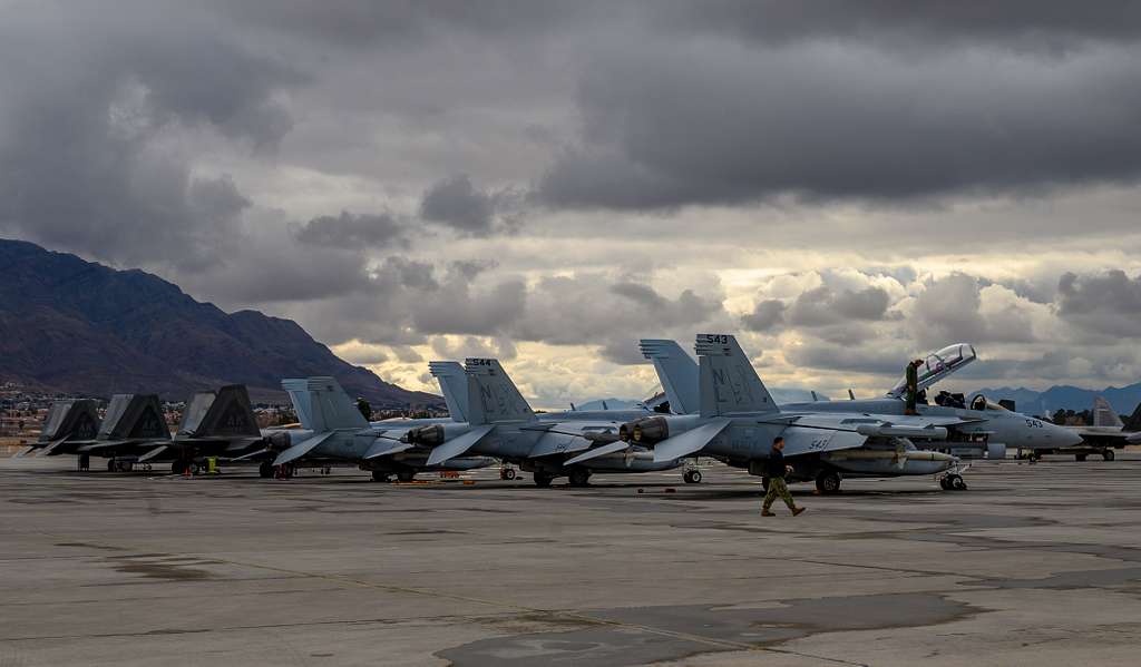 U.S. Navy EA-18G Growler aircraft assigned to Electronic - NARA