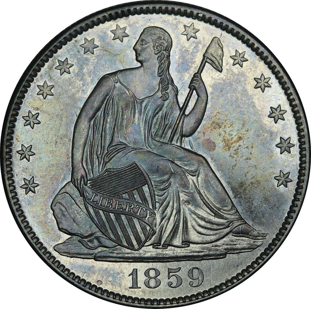 1859-O half dollar obverse - coin, public domain photograph - PICRYL -  Public Domain Media Search Engine Public Domain Search