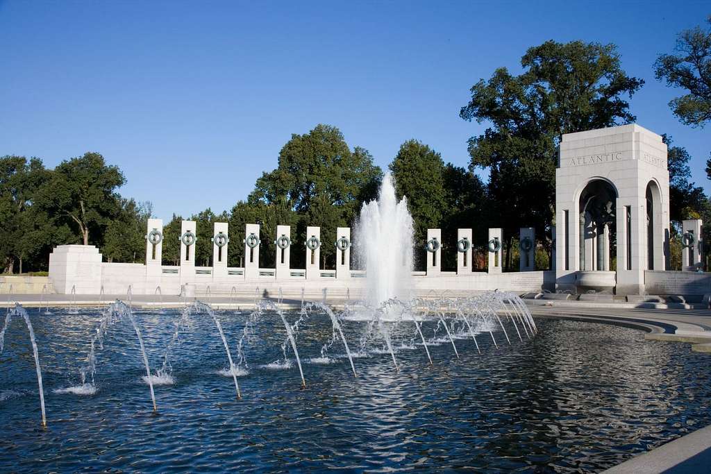 Rainbow Pool At The World War Ii Memorial - Picryl Public Domain Search