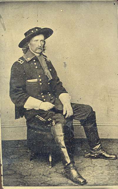 Photo of George Armstrong Custer, James Barroll Washington