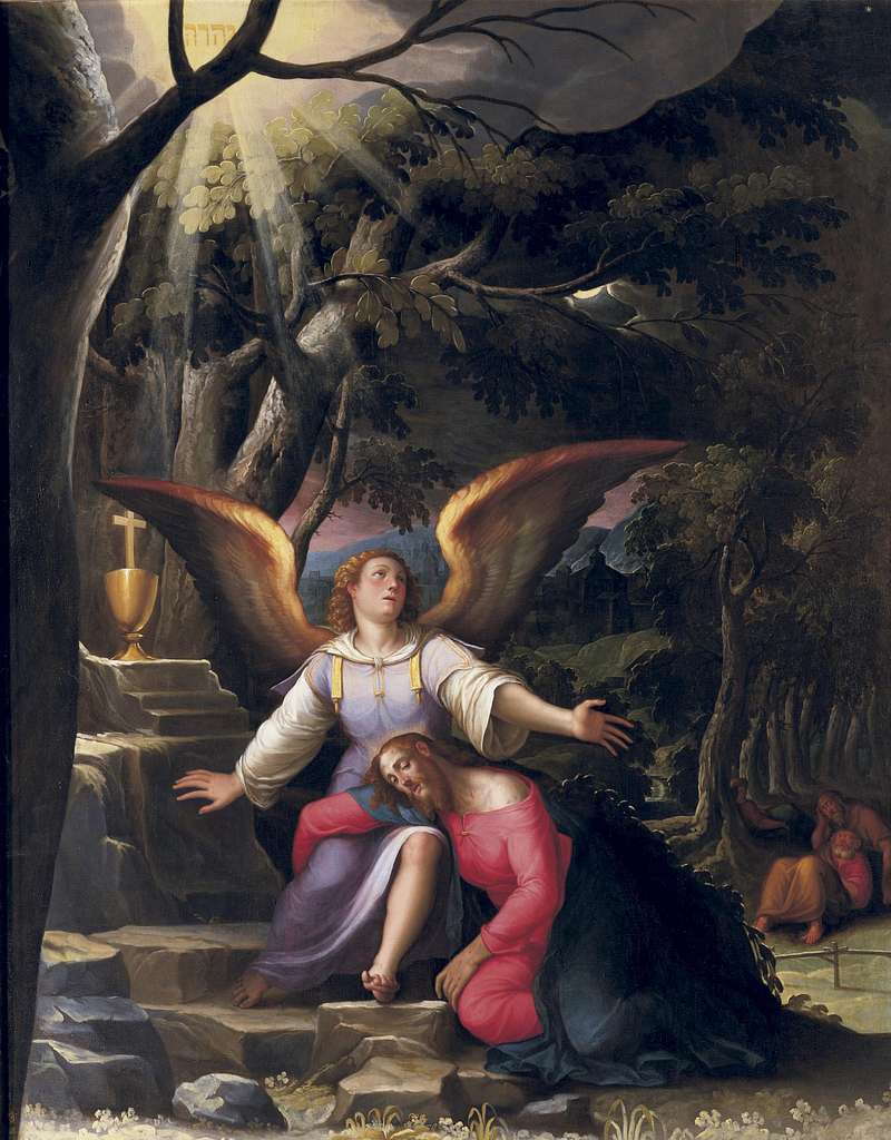 1760's Dutch School Original Oil Painting of Manoah and the Angel