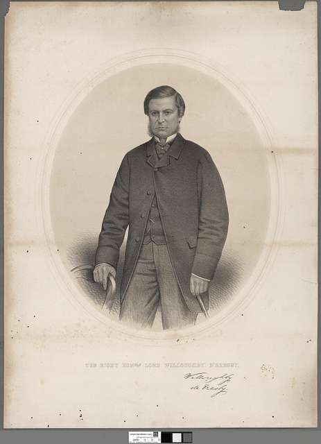 Portrait Of The Right Honble. Lord Willoughby. D'Eresby (4674739 ...