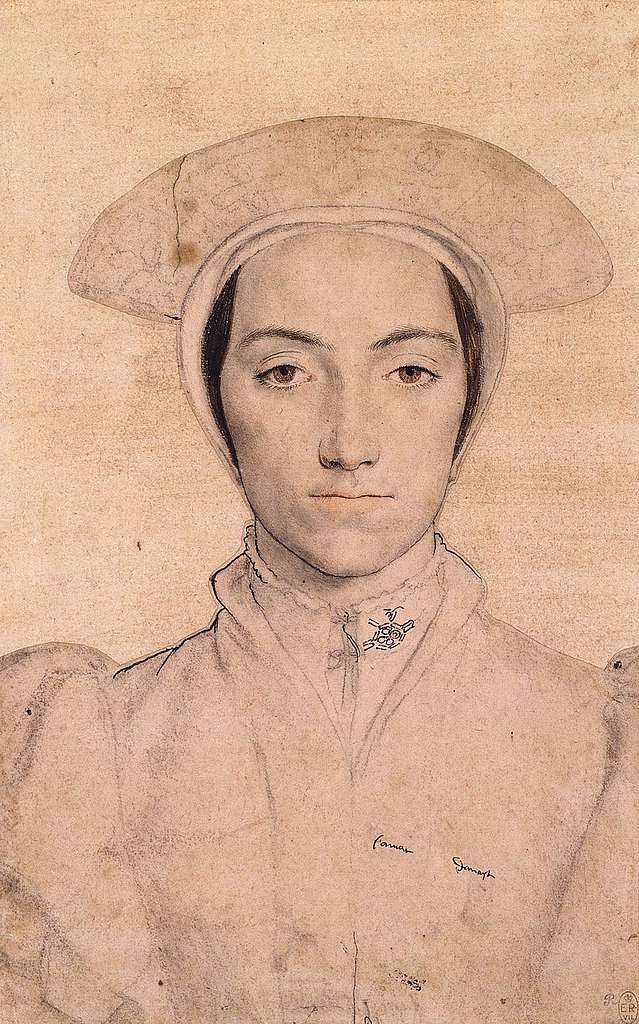 An unidentified woman by Hans Holbein the Younger - PICRYL - Public ...