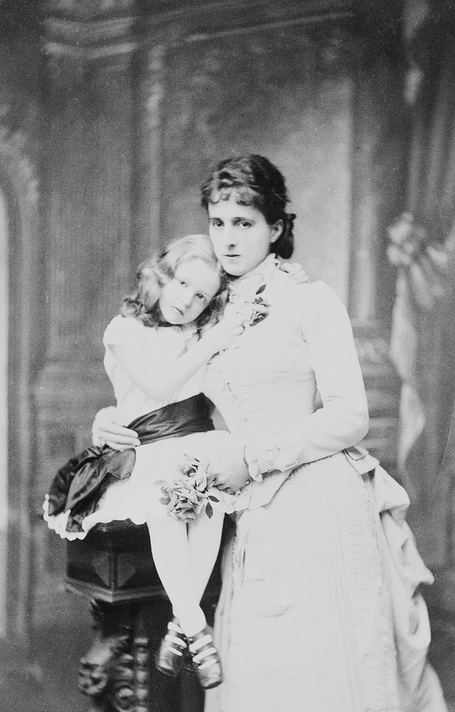 Maria Josefa, Duchess Karl Theodor in Bavaria and child Duchess Marie ...