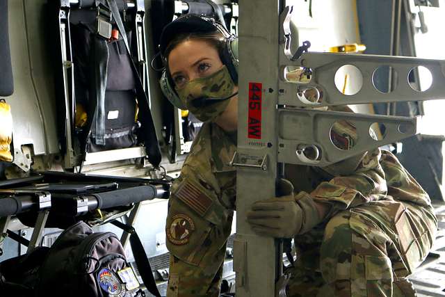 Staff Sgt. Amanda McMillan, a medic for the 445th - PICRYL Public ...