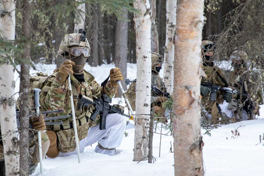 A paratrooper with 3rd Battalion, 509th parachute infantry - PICRYL ...