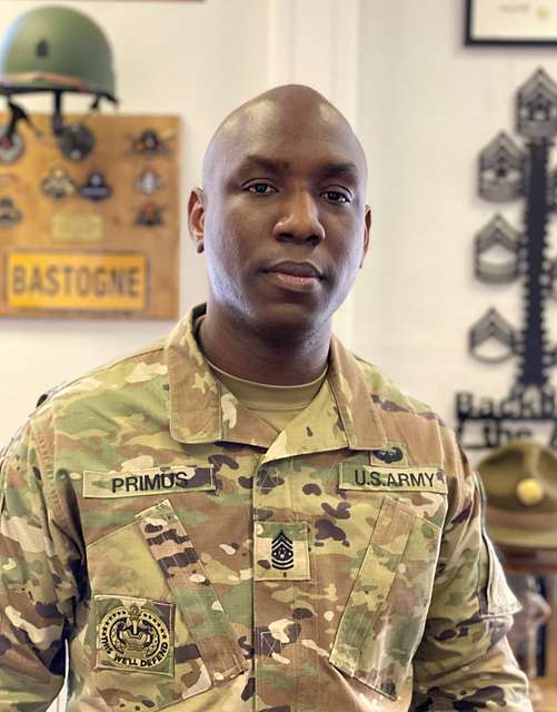 Command Sgt. Major Kofie Primus serves as the command - PICRYL - Public ...