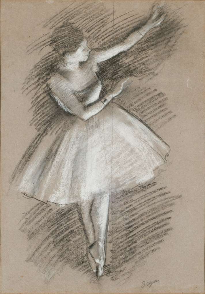 Degas - Danseuses aux bras levés, Circa 1885 - Free Stock Illustrations