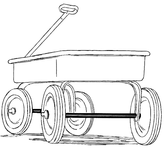 clip art of an axle