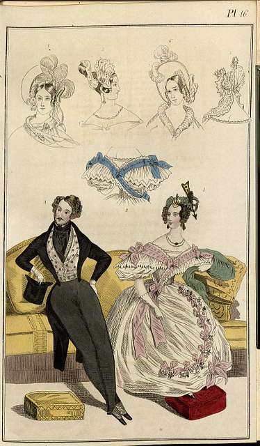 Victorian fashion plate 1848.  Victorian fashion, Fashion plates, Fashion  illustration vintage