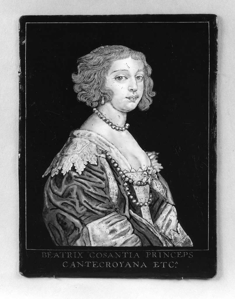 French Portrait of B atrice de Cusance Princess of Cantecroix