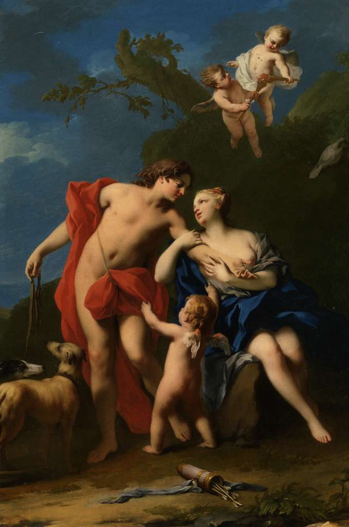 adonis and aphrodite painting