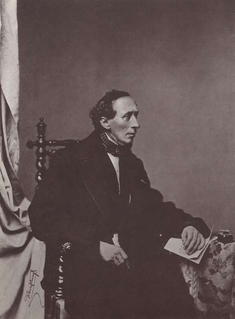 Hans Christian Andersen 1805 - 1875 Editorial Image - Image of