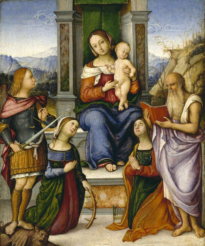 collezione privata quadro - 1247VVC San Michele Arcangelo - In Arte Cusin