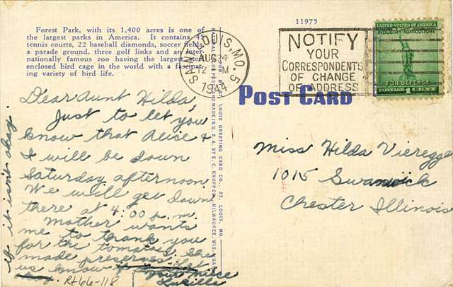 Air mail. 15 c - postal stamp - public domain postal stamp scan