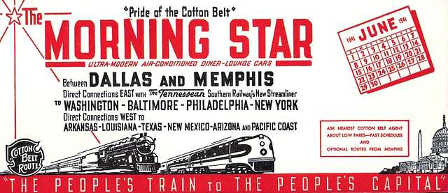 Morning Star Cotton Belt Route 1941 - PICRYL - Public Domain Media ...