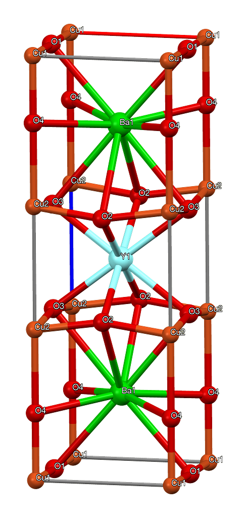 YBCO-xtal-unit-cell-3D-bs-17-atoms-labelled - PICRYL Public Domain Search