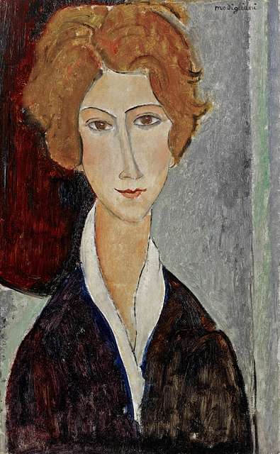 Amedeo Modigliani. Portrait de femme. Bonhams, c. 1917-18 - PICRYL ...