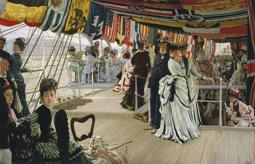 James Tissot 1836 1902 The Ball on Shipboard National Gallery