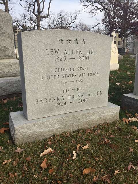 ANCExplorer Lew Allen grave - PICRYL - Public Domain Media Search ...