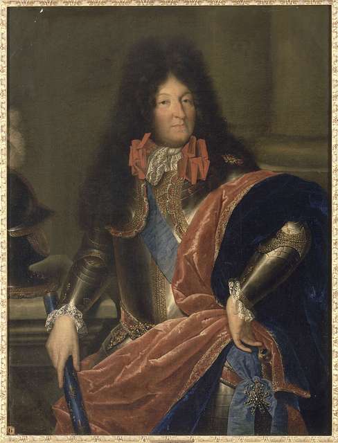 Portrait of Louis XIV in armor - Pierre Mignard, circa 1680 - Ref