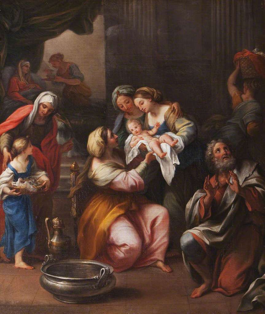 Giuseppe Bartolomeo Chiari (1654-1727) - The Birth of the Virgin ...