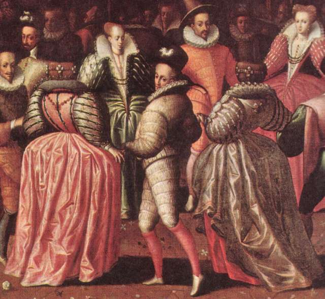 German aristocracy around 1580 in Spanish court fashion.