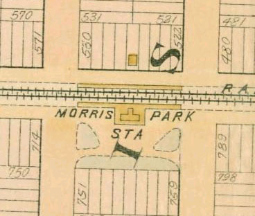 LIRR 1891 Morris Park station - PICRYL Public Domain Search