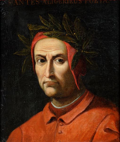 Dante Alighieri po te florentin. Portrait painting. PICRYL