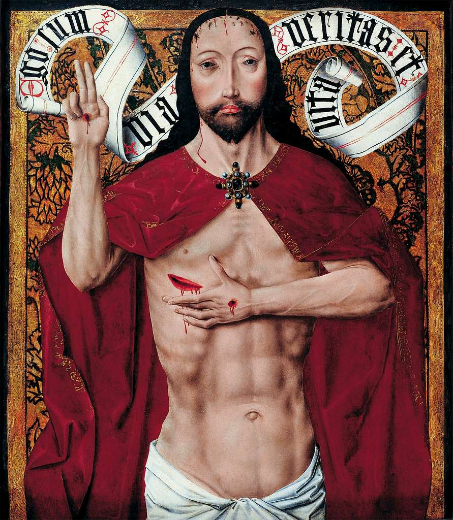 Cristo de Piedad. Painting, 15th century - PICRYL - Public Domain Media  Search Engine Public Domain Search