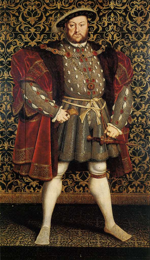 Henry VIII Chatsworth - A painting of a man in a suit and hat