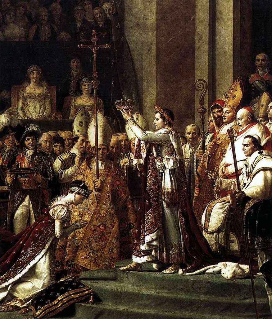 Jacques-Louis David- Consecration of the Emperor Napoleon I and ...