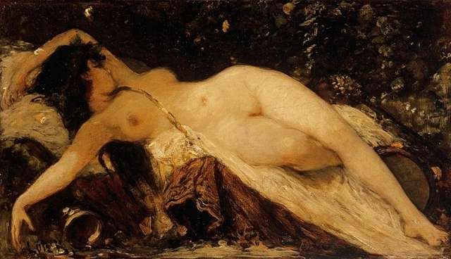 Lotz Sleeping Bacchant - Public domain scenic painting - PICRYL - Public  Domain Media Search Engine Public Domain Image