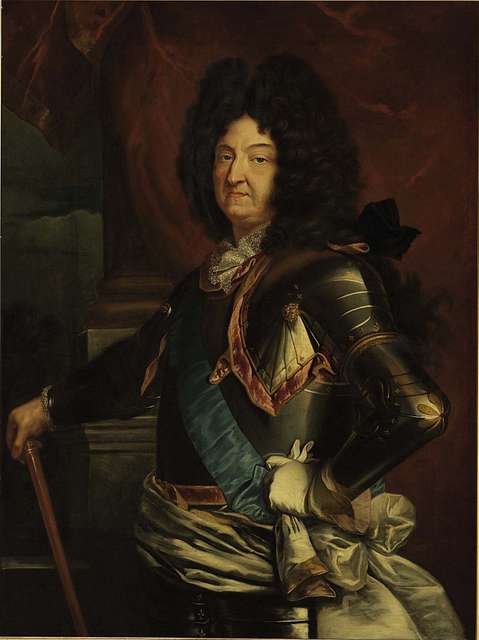 Portrait of Louis XIV in armor - Pierre Mignard, circa 1680 - Ref.83764